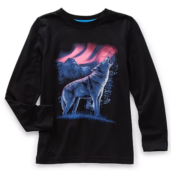 🆕 Neon Wolf Graphic Tee - Picture 1 of 14